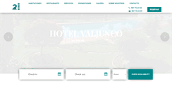 Desktop Screenshot of hotel-valjunco.com